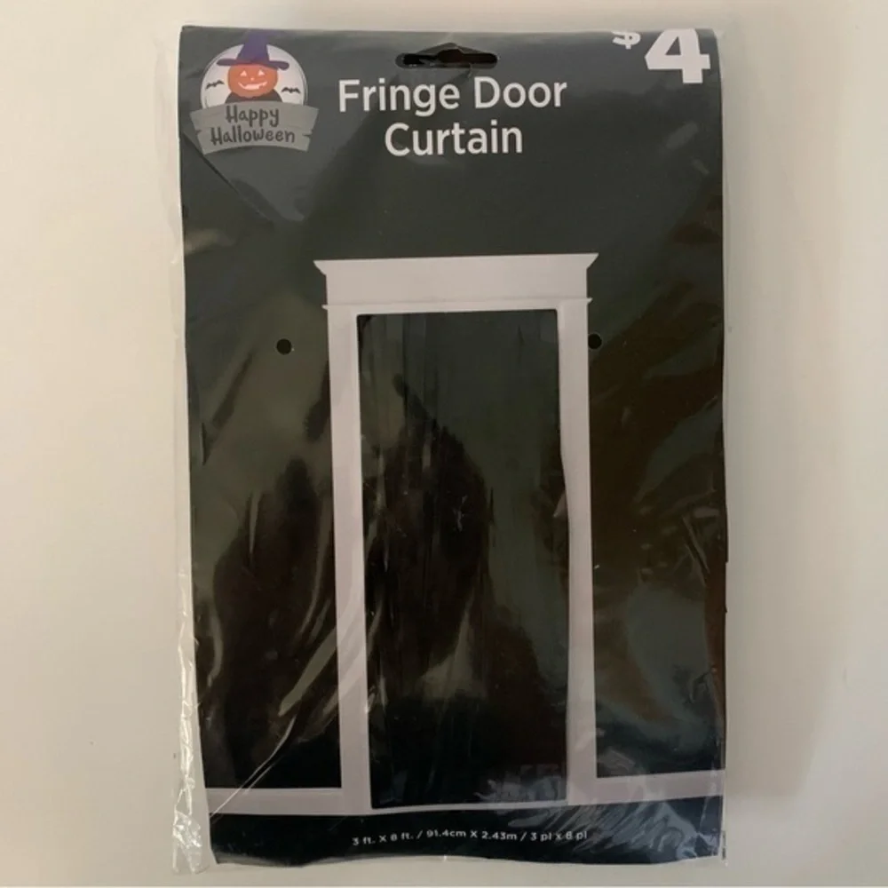 NIP. OLD EAST MAIN CO. Halloween Fringe Door Curtain